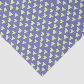 Harten voor ontkoppeling: groen en Paars Tissuepapier (Detail)