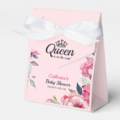 Harten Vrouw Speelkaart Roze Baby Shower Bedankdoosjes (Voorkant Zijde)