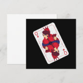 Harten Vrouw Speelkaarten Casino Poker Spel Cadeau Kaart (Voorkant / Achterkant)