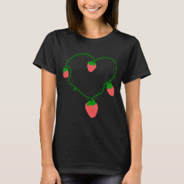 Harten Wingerd Aardbei – Mooie Romantische Fruit B T-shirt