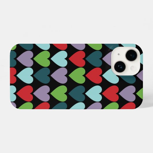 Harten worden genomen iPhone hoesje (Achterkant horizontaal)