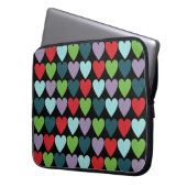 Harten worden genomen laptop sleeve (Voorkant Links)