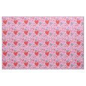 Harten, XOXO roze patroon Stof (Fat Quarter)