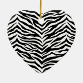 Harten zebra ornament (Achterkant)