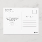 Harten zijn Vol Trouw Dank Je Briefkaart (Achterkant)