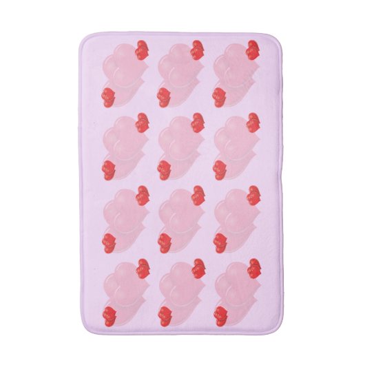 Harten zijn Zware Harten Badmat (Voorkant Verticaal)