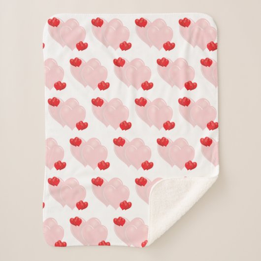 Harten zijn Zware Harten Sherpa Deken (Voorkant)