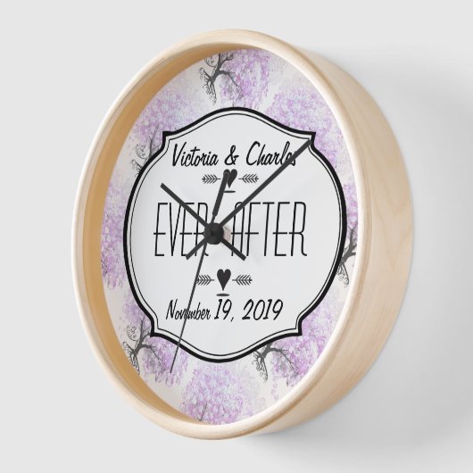 Hartenblad Lavendelboom Vintage Vogel Bruiloft (Hoek)