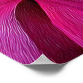 Hartenbloem Abstract.Romantische bloemschildering Poster (Hoek)