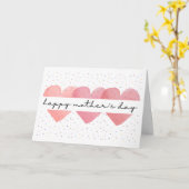 Hartenboeket Gelukkige Moederdag kaart (Gele Bloem)