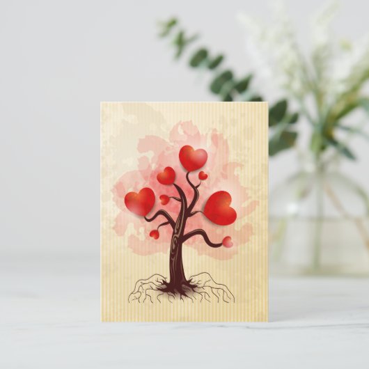 Hartenboom Briefkaart (Staand voorkant)