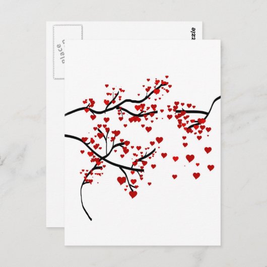 Hartenboom Briefkaart (Voorkant / Achterkant)