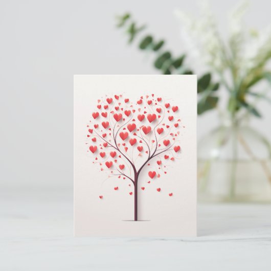Hartenboom Briefkaart (Staand voorkant)