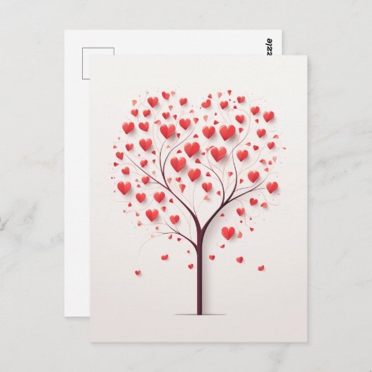 Hartenboom Briefkaart (Voorkant / Achterkant)