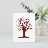 Hartenboom Briefkaart (Staand voorkant)