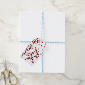 Hartenboom Cadeaulabel (Met Touw)