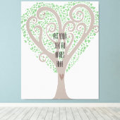 Hartenboom Canvas Afdruk (Insitu (Houten vloer))