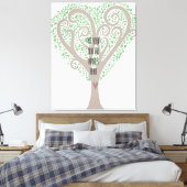 Hartenboom Canvas Afdruk (Insitu (Slaapkamer))