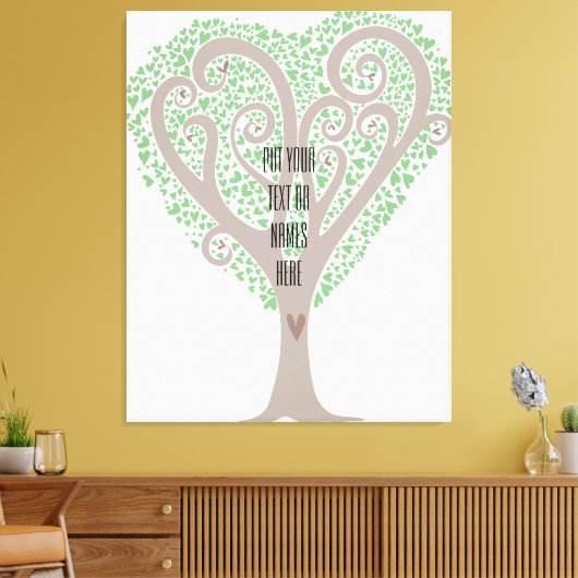 Hartenboom Canvas Afdruk (Insitu (Woonkamer))