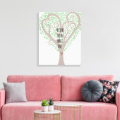 Hartenboom Canvas Afdruk (Insitu (Woonkamer))