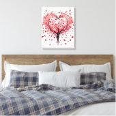 Hartenboom Canvas Afdruk (Insitu (Slaapkamer))