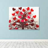 Hartenboom Canvas Afdruk (Insitu (Houten vloer))