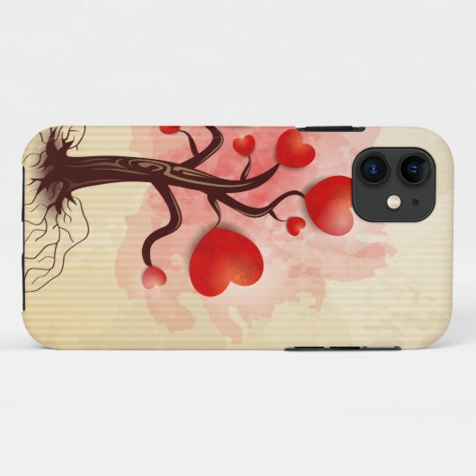 Hartenboom Case-Mate iPhone Case (Achterkant (horizontaal))