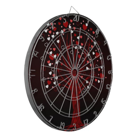 Hartenboom Dartbord (Voorkant Links)