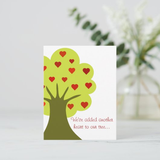 Hartenboom Kaart (Staand voorkant)