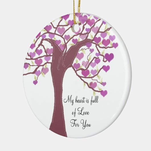 Hartenboom Keramisch Ornament (Links)