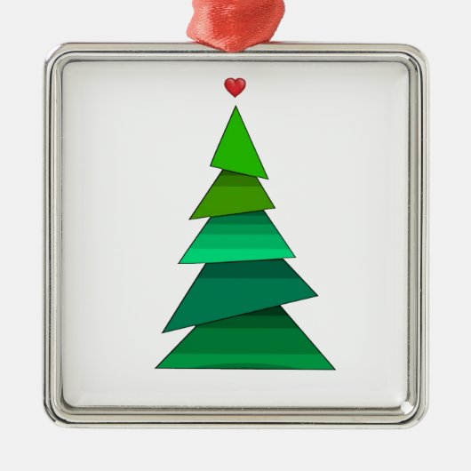 Hartenboom Metalen Ornament (Voorkant)