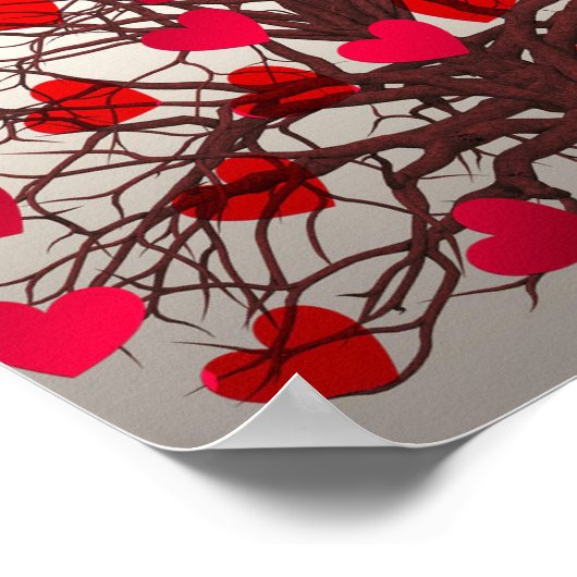 Hartenboom Poster (Hoek)