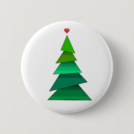 Hartenboom Ronde Button 5,7 Cm (Voorkant)