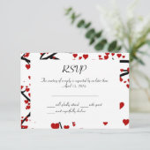 Hartenboom RSVP Kaartje (Staand voorkant)