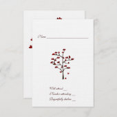 Hartenboom, rsvp met envelop (Voorkant / Achterkant)