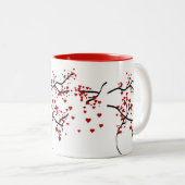 Hartenboom Tweekleurige Koffiemok (Voorkant rechts)