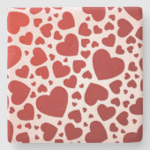 Hartenbundel Stenen Onderzetter (Voorkant)