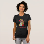 HARTENDAME BEVEELT: 'HAAR KOP ER AF!' T-SHIRT (Voorkant volledig)