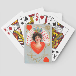 HARTENDAME,Valentijnsdag Pokerkaarten