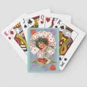 HARTENDAME,Valentijnsdag  Pokerkaarten (Achterkant)