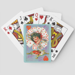 HARTENDAME,Valentijnsdag  Pokerkaarten