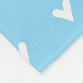 hartendeken fleece deken (Hoek)