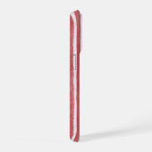 Hartendief chocolade aardbei rood wit strepen iPhone hoesje (Rechterkant)