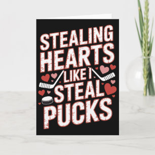 Hartendiefstal zoals ik Pucks Steel Hockey Valenti Kaart