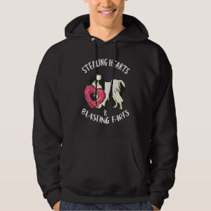 Hartendieven Die Blazen Scheten Japanse Chin Valen Hoodie