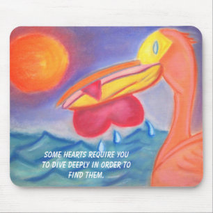 Hartenduif Deeply mousepad Muismat
