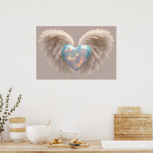 *~*~ Hartengel Vleugels AP78 Flash Opal Poster