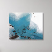 Hartengevulde gletsjer canvas afdruk (Voorkant)