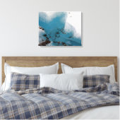 Hartengevulde gletsjer canvas afdruk (Insitu (Slaapkamer))