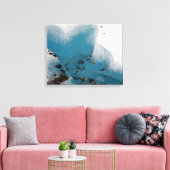 Hartengevulde gletsjer canvas afdruk (Insitu (Woonkamer))